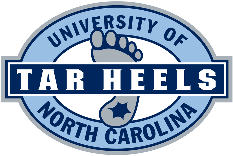 North Carolina Tar Heels 1999-2014 Alternate Logo 10 vinyl decal